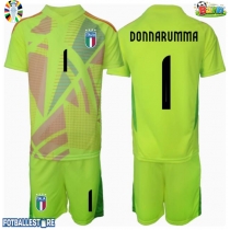 Italia Gianluigi Donnarumma #1 Keeper Hjemmedraktsett Barn EM 2024 Kortermet (+ Korte bukser)